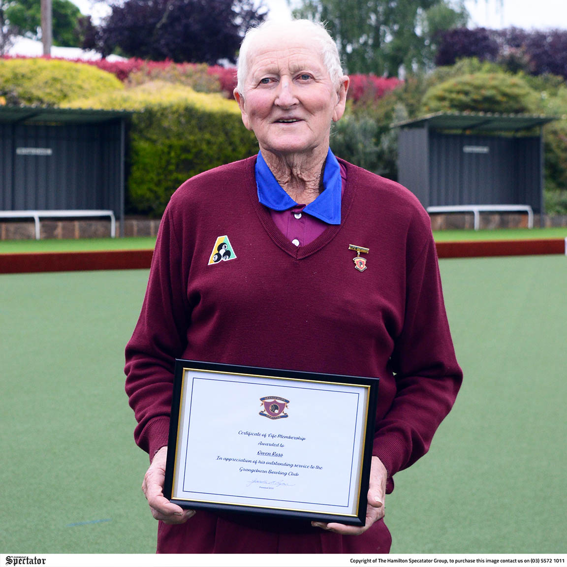 Ross receives life membership