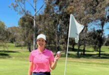 Pretty in pink at golf club