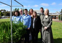 Food program CEO visits schools