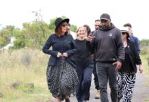 Visit takes in the region