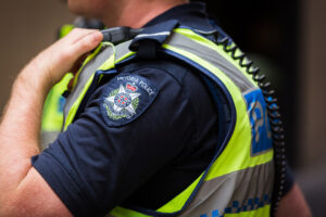 Dramatic arrest at Wannon Falls
